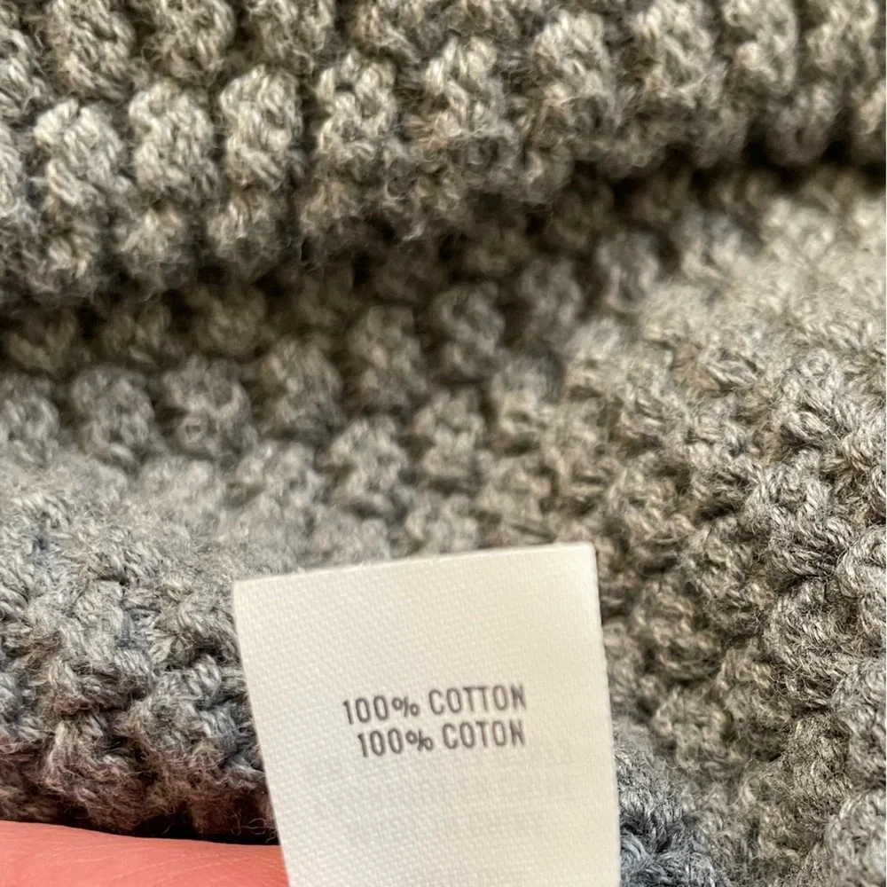 Aerie Cozy Gray Button-Up Women Cardigan Sweater Size Medium - Picture 9 of 10